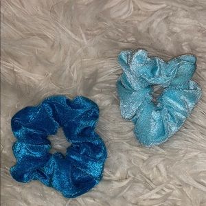 Velvet scrunchies